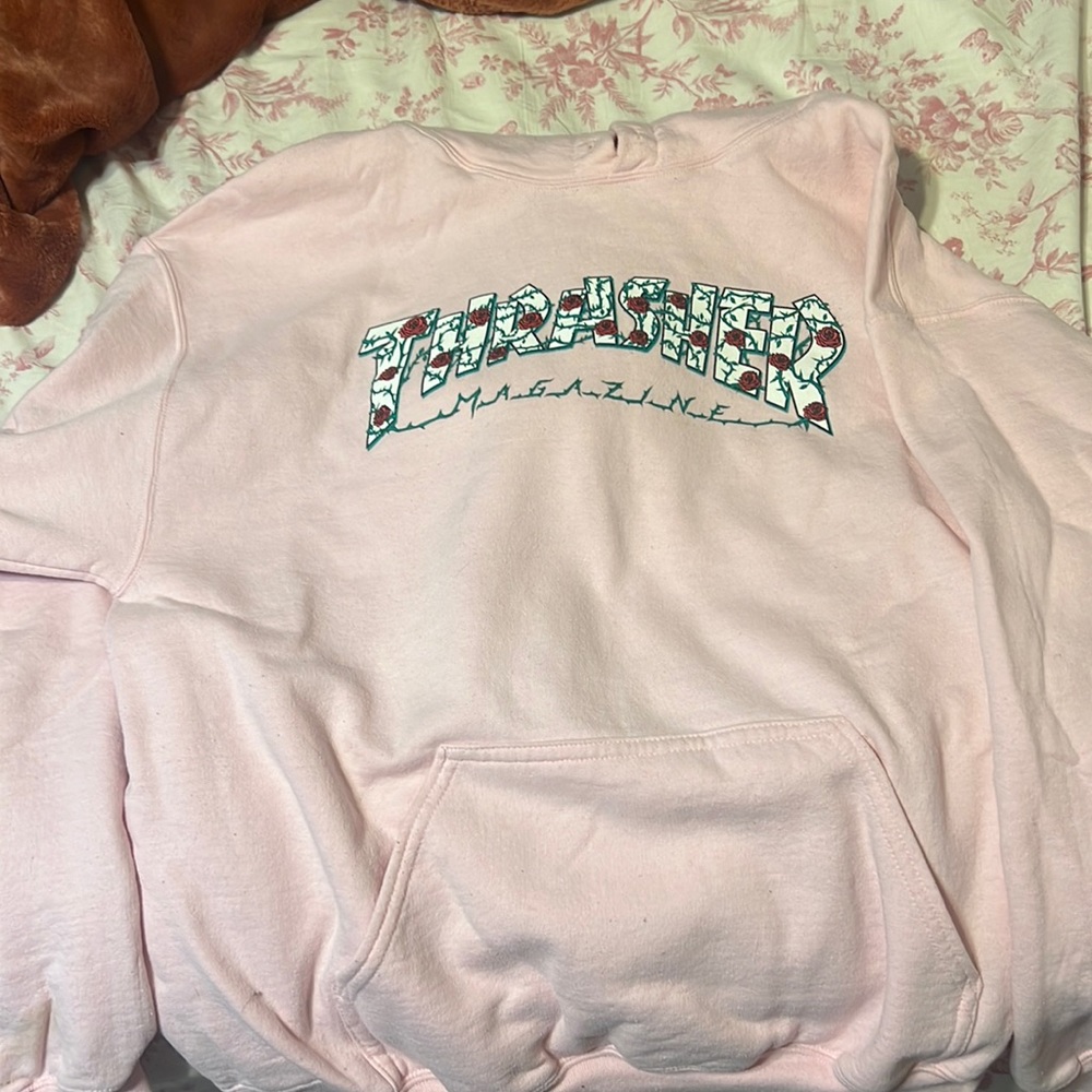Thrasher rose hoodie